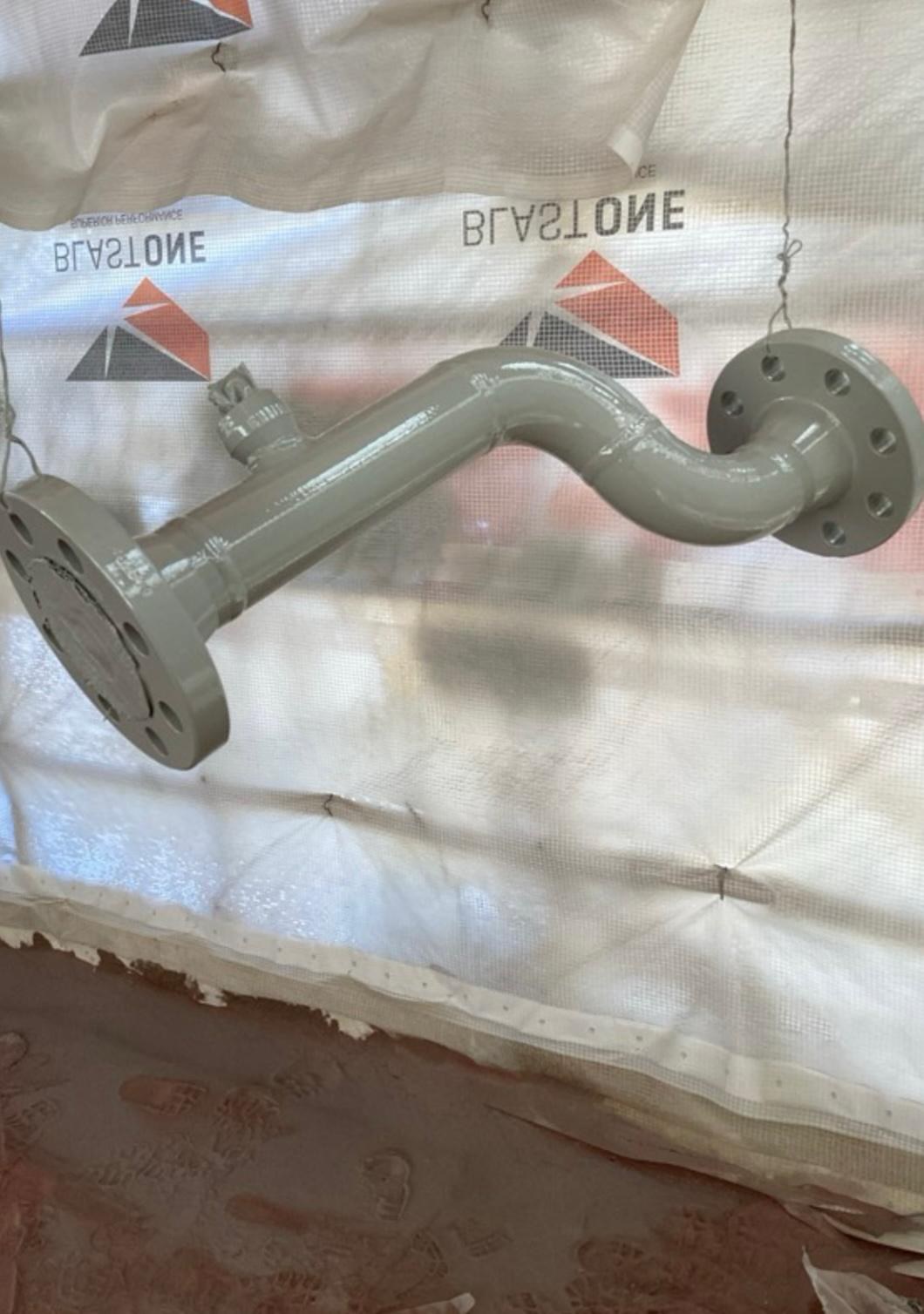 Small-bore pipe coating